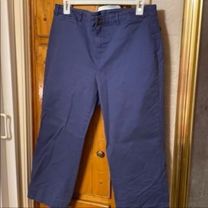 Old Navy blue wide leg chino